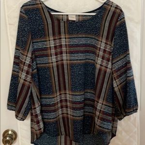 Kaileigh 3/4 sleeve blouse